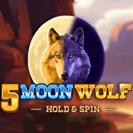 5 Moon Wolf logo by Apparat Gaming at Kyngs Casino5 Moon Wolf