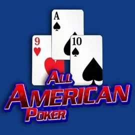 All American Poker online game logo by RTG (Reel Time Gaming) on kyngsscasino.ca