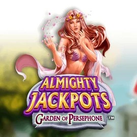 Almighty Jackpots: Garden of Persephone game by Novomatic – logo hosted on Kyngs Casino