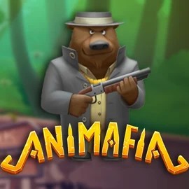 Animafia slot logo by Peter & Sons at Kyngs CasinoAnimafia
