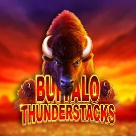 Logo of Buffalo Thunderstacks from Amatic Industries at Kyngs Casino