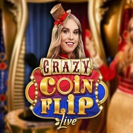 Logo of Crazy Coin Flip from Evolution at Kyngs Casino
