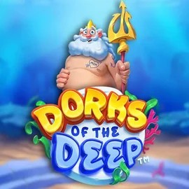 Dorks of the Deep slot logo by Hacksaw Gaming at Kyngs CasinoDorks of the Deep