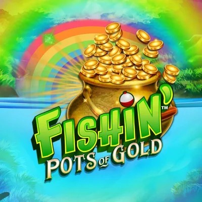 Fishin Pots Of Gold slot logo by Gameburger Studios at Kyngs CasinoFishin Pots Of Gold