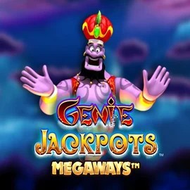 Genie Jackpots Megaways logo by Blueprint Gaming at Kyngs CasinoGenie Jackpots Megaways