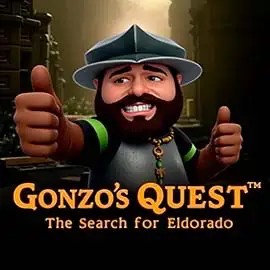 Logo of Gonzo's Quest from NetEnt at Kyngs Casino
