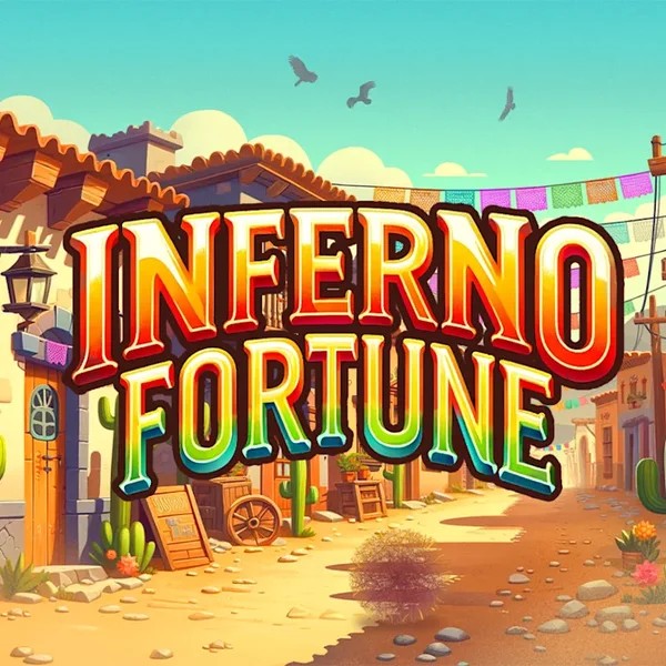 Inferno Fortune slot logo by Atomic Slot Lab at Kyngs CasinoInferno Fortune