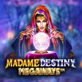 Madame Destiny Megaways online game logo by Pragmatic Play on kyngsscasino.ca