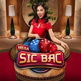 Official Live Casino logo: Mega Sic Bac by Pragmatic Play at Kyngs Casino