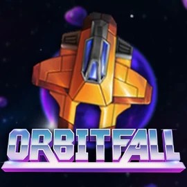 Orbitfall slot logo by ELK Studios at Kyngs CasinoOrbitfall