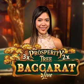 Prosperity Tree Baccarat logo – Live Casino by Evolution at Kyngs Casino