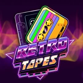 Retro Tapes slot logo by Push Gaming at Kyngs CasinoRetro Tapes