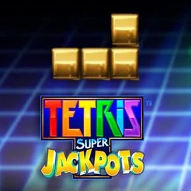 Tetris Super Jackpots logo by WMS at Kyngs Casino