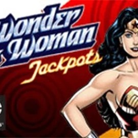 Wonder Woman Jackpots logo by Amaya at Kyngs Casino